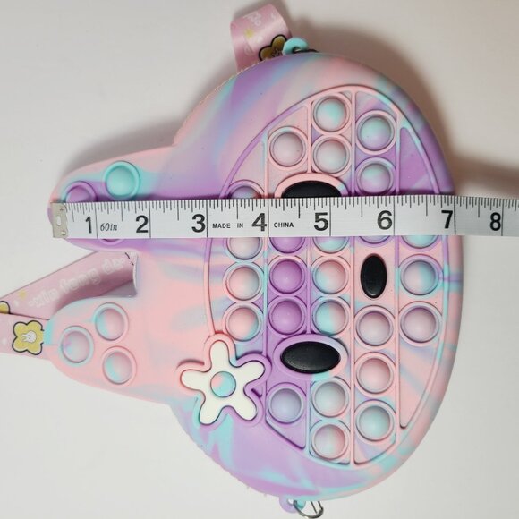 Pop-It Bunny Purse | Kids Fidget Crossbody Bag - Picture 7 of 8